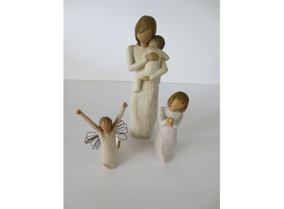 Group Of 3 Willow Tree Angels