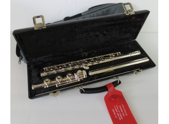Selmer Silver Flute With Gold Accent