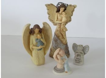 Group Of 4 Angel Figurines
