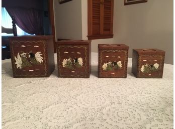 Decorative Wooden Nesting Boxes