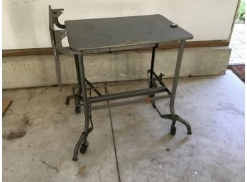 Industrial Table With Drawer