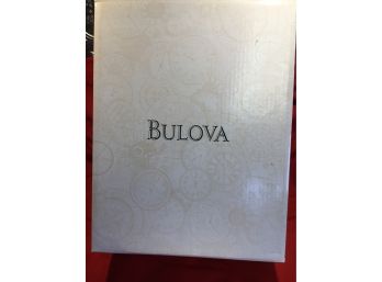 New In Box Bulova Mantel Clock