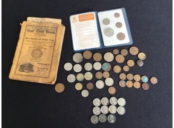 Mix Of Foreign And American Coins