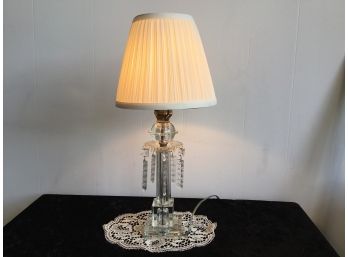 Vintage Glass Accent Lamp
