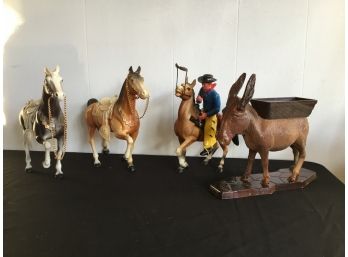 Vintage Plastic Horse Lot