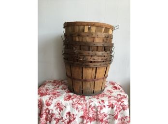 LARGE Old Apple Baskets