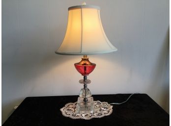 Cranberry Accent Lamp