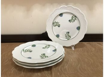 Dansk Floret Luncheon Plates
