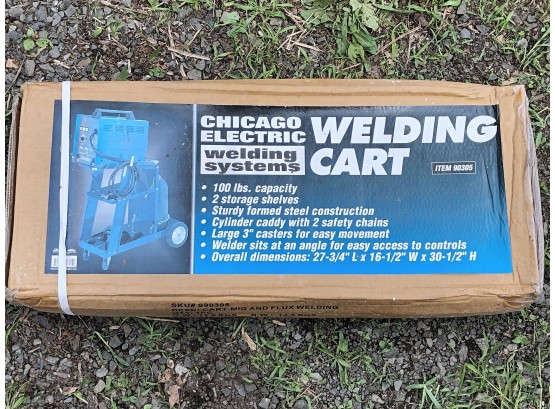 Chicago Electric Welding Cart, New In Box