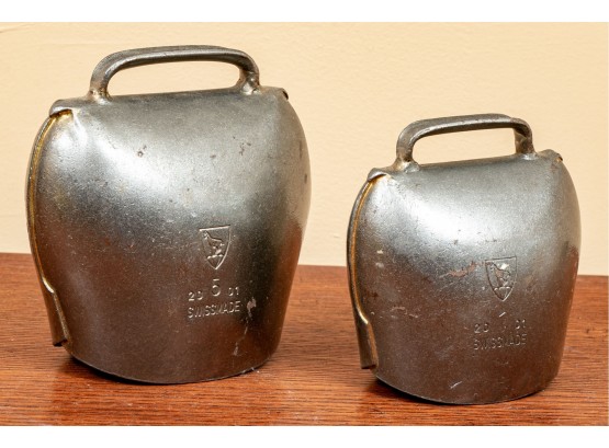 Two Swiss Made Cow Bells