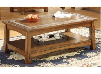 Craftsman Coffee Table By Riverside Furniture - New In Box - NOT Assembled