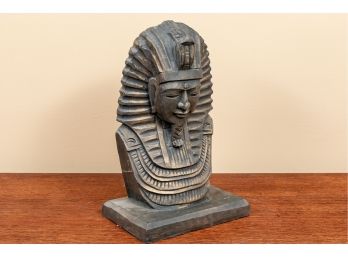 Decorative Egyptian Bust On Rectangular Base