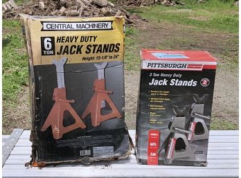 Two Sets Of Jack Stands, Both New