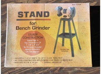 Bench Grinder Stand, New In Box
