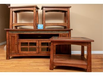 Living Room Set - Media Console And End Tables