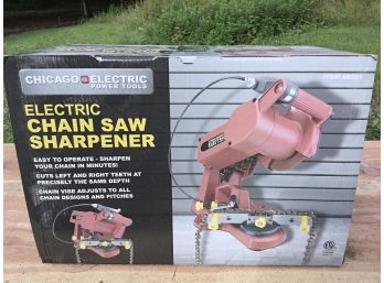 Chicago Electric Chain Sharpener, New In Box