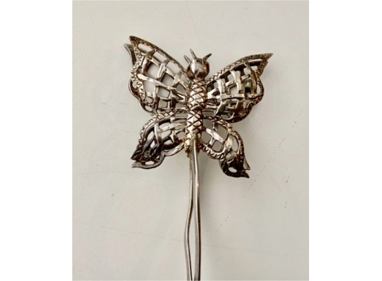Gorgeous Sterling Butterfly Pastry Server