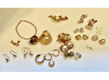 Designer Signed Jewelry & Earrings ~ Monet, Trifari & More ~