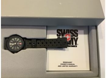 Ladies Swiss Army Watch In Box W/ Instructions ~ Renegade ~