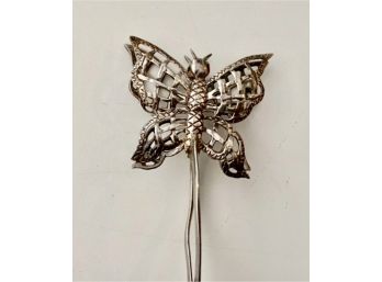 Gorgeous Sterling Butterfly Pastry Server