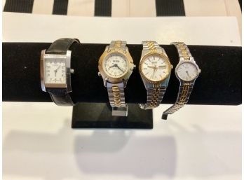 Ladie Authentic Fendi, Guess & 2 Seiko Watches