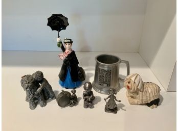 Small Figurine Lot ~ Disney Mary Poppins, Pewter & More ~
