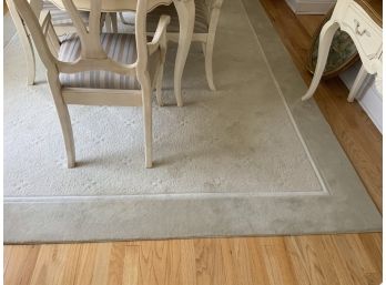 Beautiful Cream Colored Rug - Matches One In Separate Lot