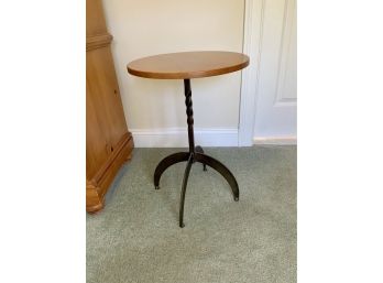 Very Unusual Legs On This Oil Rubbed Bronze Bottom Table