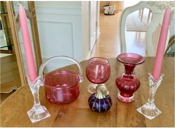 Glass Lot ~ Cranberry & More ~