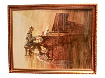 Charles Pasarelli 'The Piano Print' Artwork
