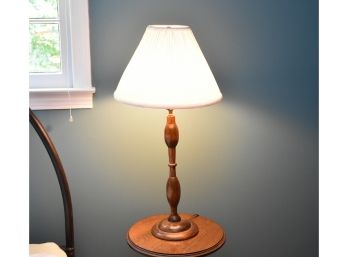 Turned Wood Table Lamp 29'
