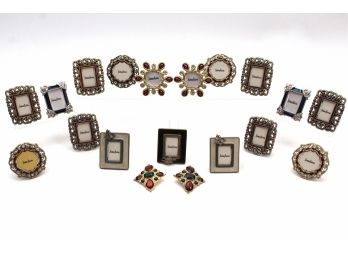 Jay Strongwater Miniature Enamel Frames By Neiman Marcus