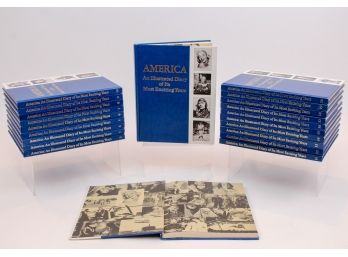 America An Illustrated Diary Of Its Most Exciting Years - 21 Volume Set Illustrated Hardcover Bindings