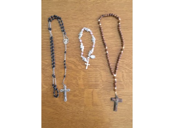 Rosary Necklaces And Bracelet