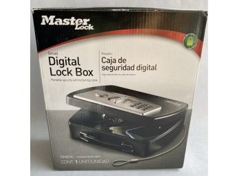 Master Lock Digital Lock Box Model PO8EML, New In Box