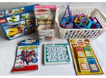 Magnetic Tile Blocks, Lego, Marvel Sticker Set, Craft Set & More Games