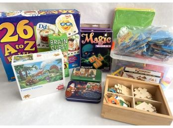 Kid's STEm Educational Building Set, Puzzles & More, Some New