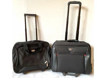 2 Rolling Luggage Bags By Swiss Army & Pacific Coast