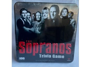 The Sopranos Triva Game In Tin By Cardinal, 2004, New In Box