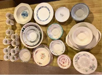 Over 50 Assorted Dishes: Towne House, J7G Meakin, International Stoneware, Japan & More