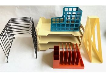 5 Desk Organizers Including Vintage Max Klein, Oxford & More