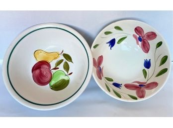 La Primula Floral Serving Bowl, Italy & Fruit  Bowl From Japan