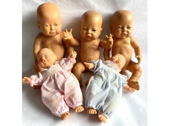 Vintage 1980s Baby Dolls, 3 Are Anatomically Correct