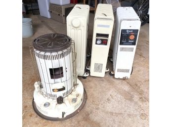 3 Space Heaters & Kero-Sun Kerosene Heater Omni 105