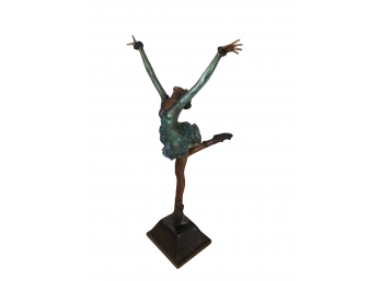 Second Of Two Spectacular A. Fayral Ballerina Sculptures