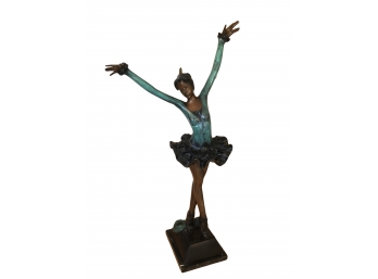 One Of Two A. Fayral Ballerina Sculptures