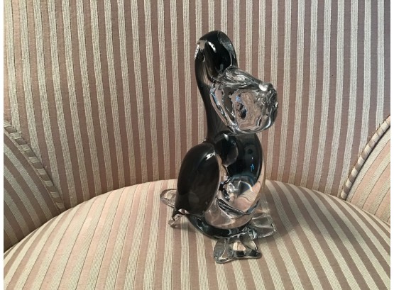 Beautiful Pelican Glass Figure 7 1/4”