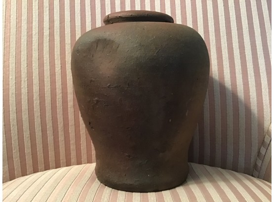 Vintage Classic  Brown Pottery Vase