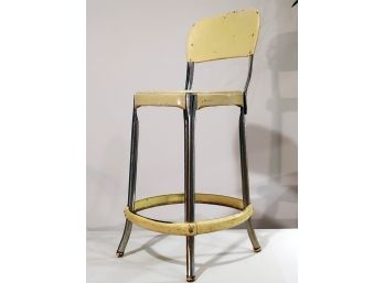 Mid Century Vintage Metal Child Size Chair
