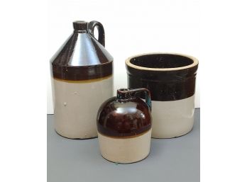 Selection Of Vintage Salt Glazed Stoneware 1